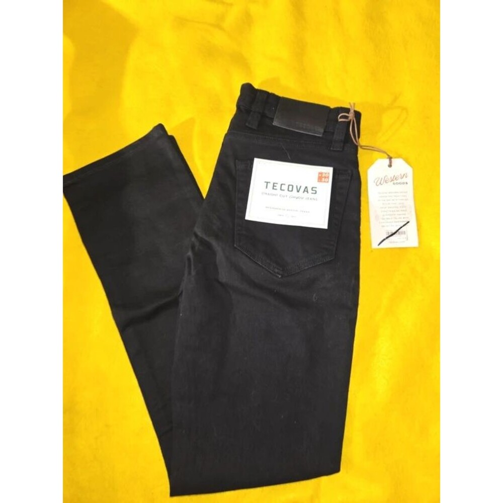 Tecovas 5 Pocket Black Denim Jeans Men's 30/30 (LOC-35)